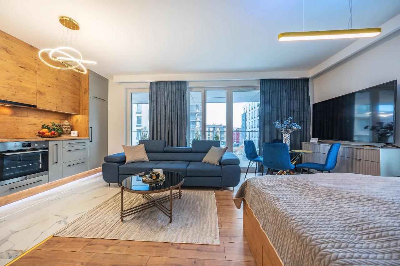 Glow Apartments, Letnica - Apartamenty Przystan Siodme Niebo グダニスク エクステリア 写真