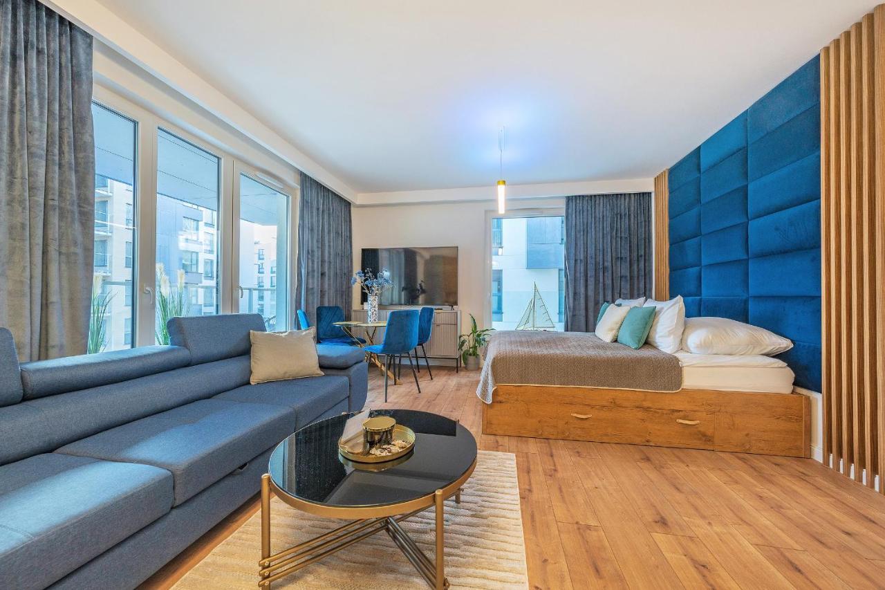Glow Apartments, Letnica - Apartamenty Przystan Siodme Niebo グダニスク エクステリア 写真