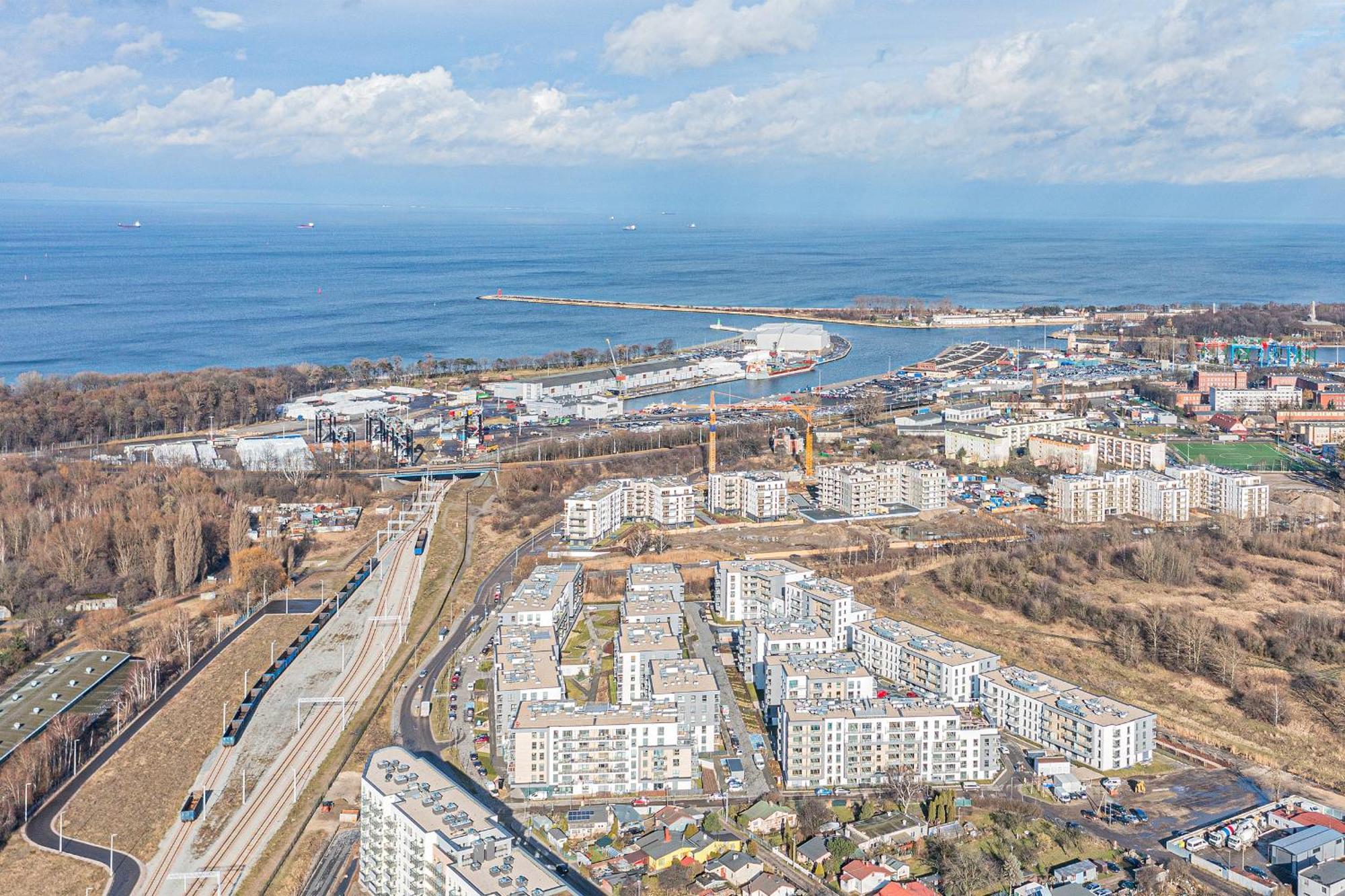 Glow Apartments, Letnica - Apartamenty Przystan Siodme Niebo グダニスク エクステリア 写真